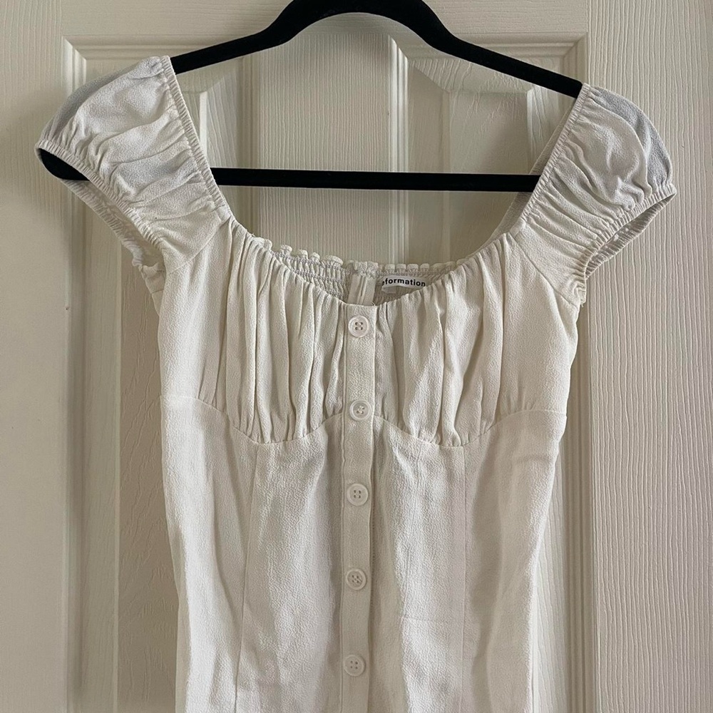 Reformation Button-Up Blouse